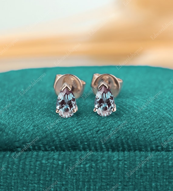 Etsy alexandrite earrings deals