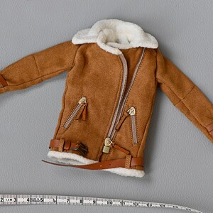 1/6 Scale Female Tight Upper Coat Jacket Clothing Model Khaki for 12" Figure Toy 1/6 Scale Female Tight Upper Coat Jacket Clothing Model Khaki for 12" Figure Toy