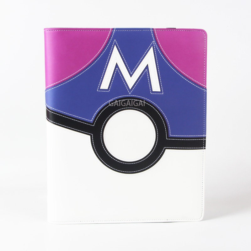 PTCG Pokemon Poke ball Leather Trading Card Album Binder for Etsy