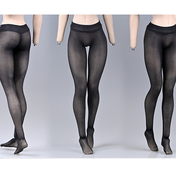 1/6 schaal 12" modepoppenkleding doorzichtige en transparante kousen panty voor Phicen TBLeague