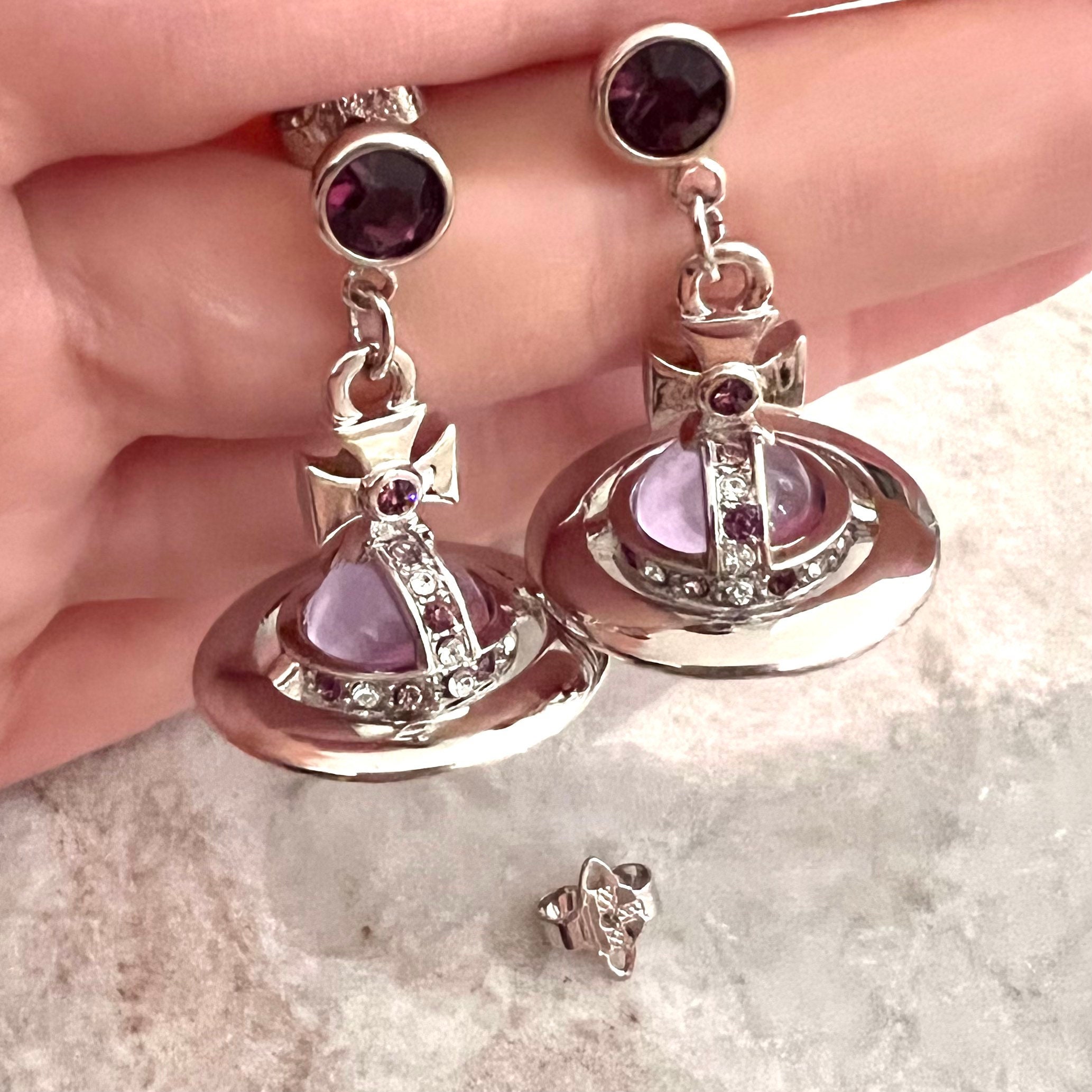 Vivienne westwood 2024 earrings etsy