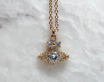 18K Gold Triple Saturn Pearl Choker Necklace - Etsy