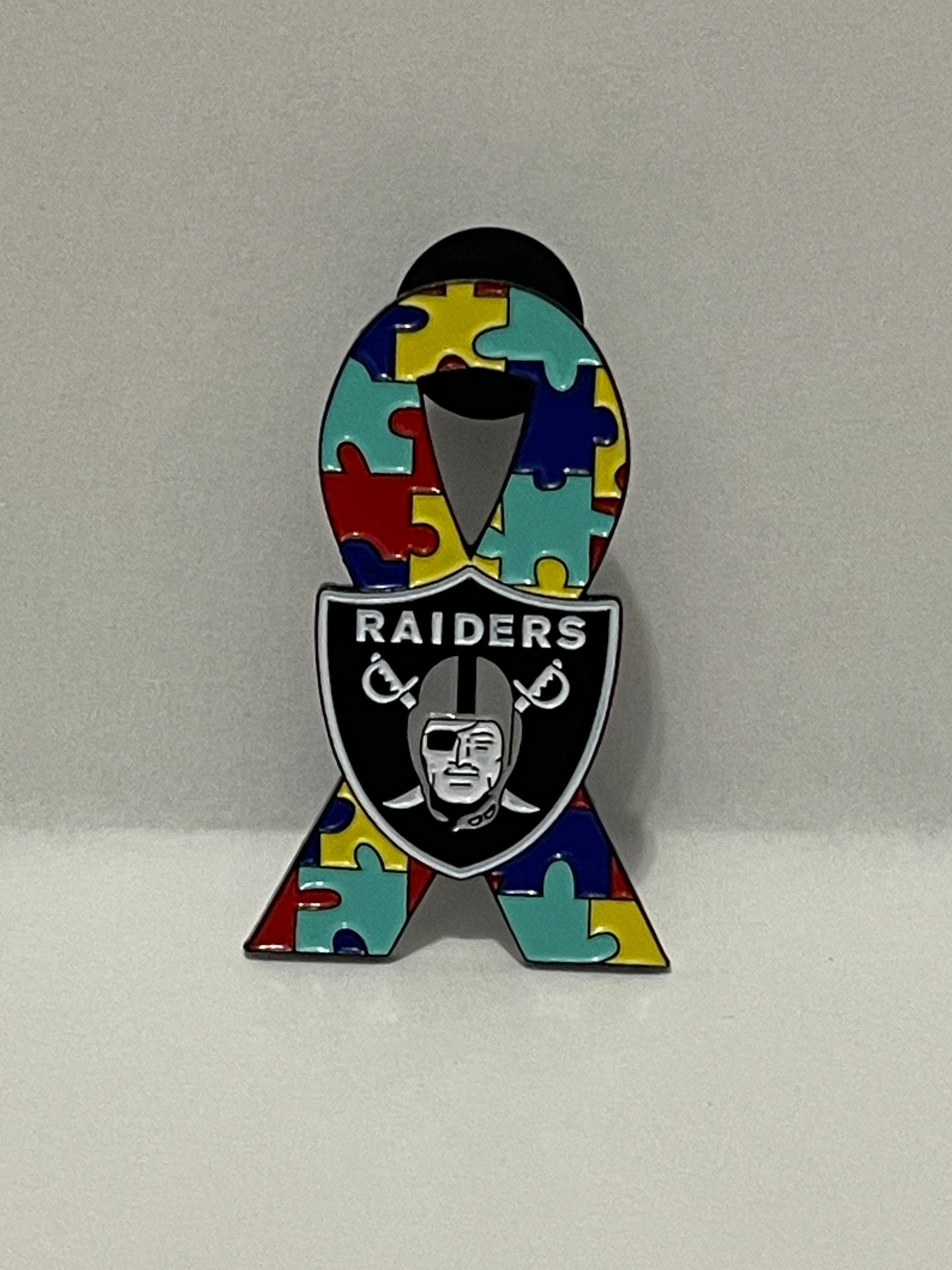 Las Vegas Raiders Autism Awareness Lapel Pin Etsy