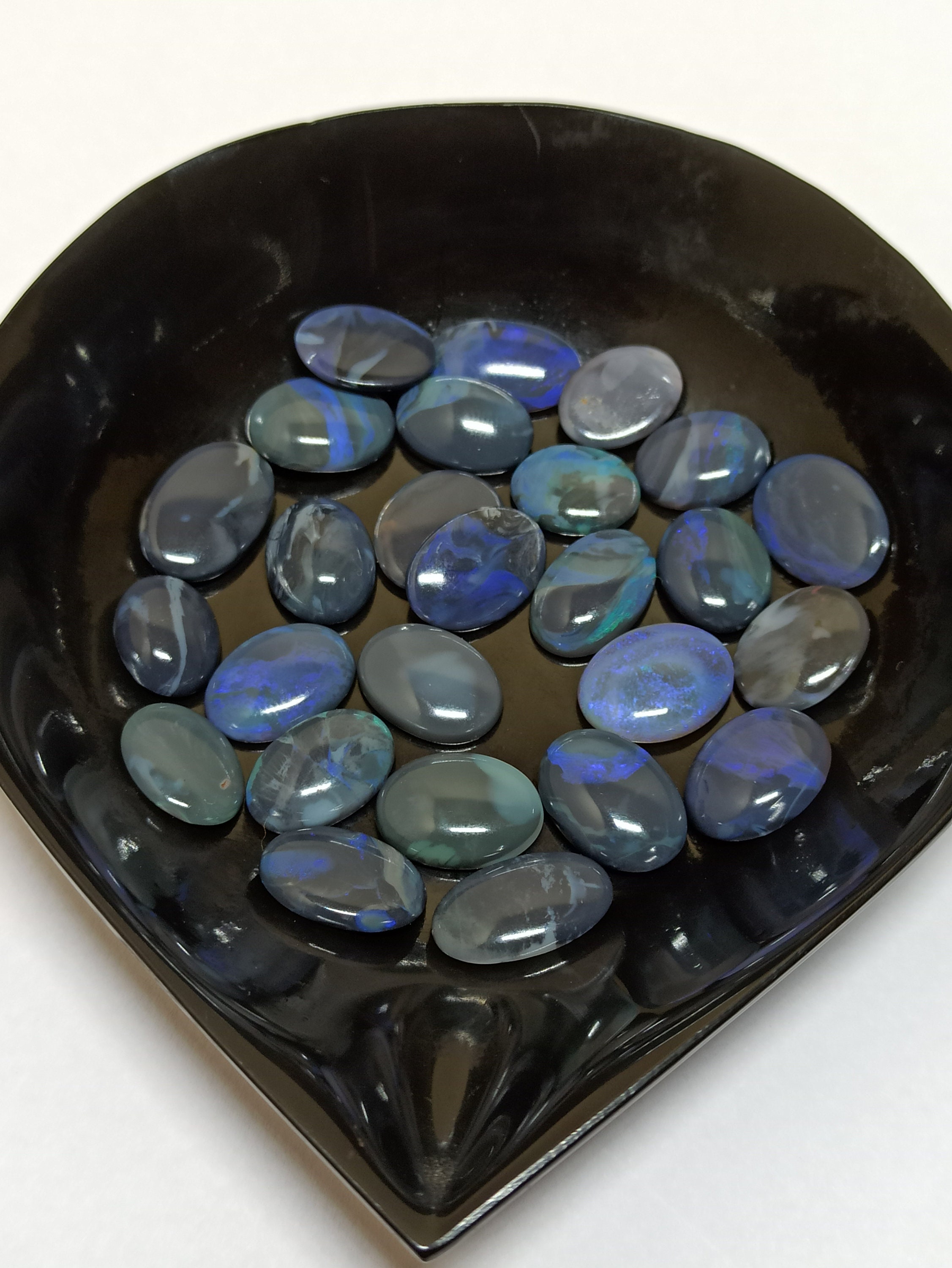 Unique Australian Opal doublet Fire Cabochon 22x32x7mm Approx Natural