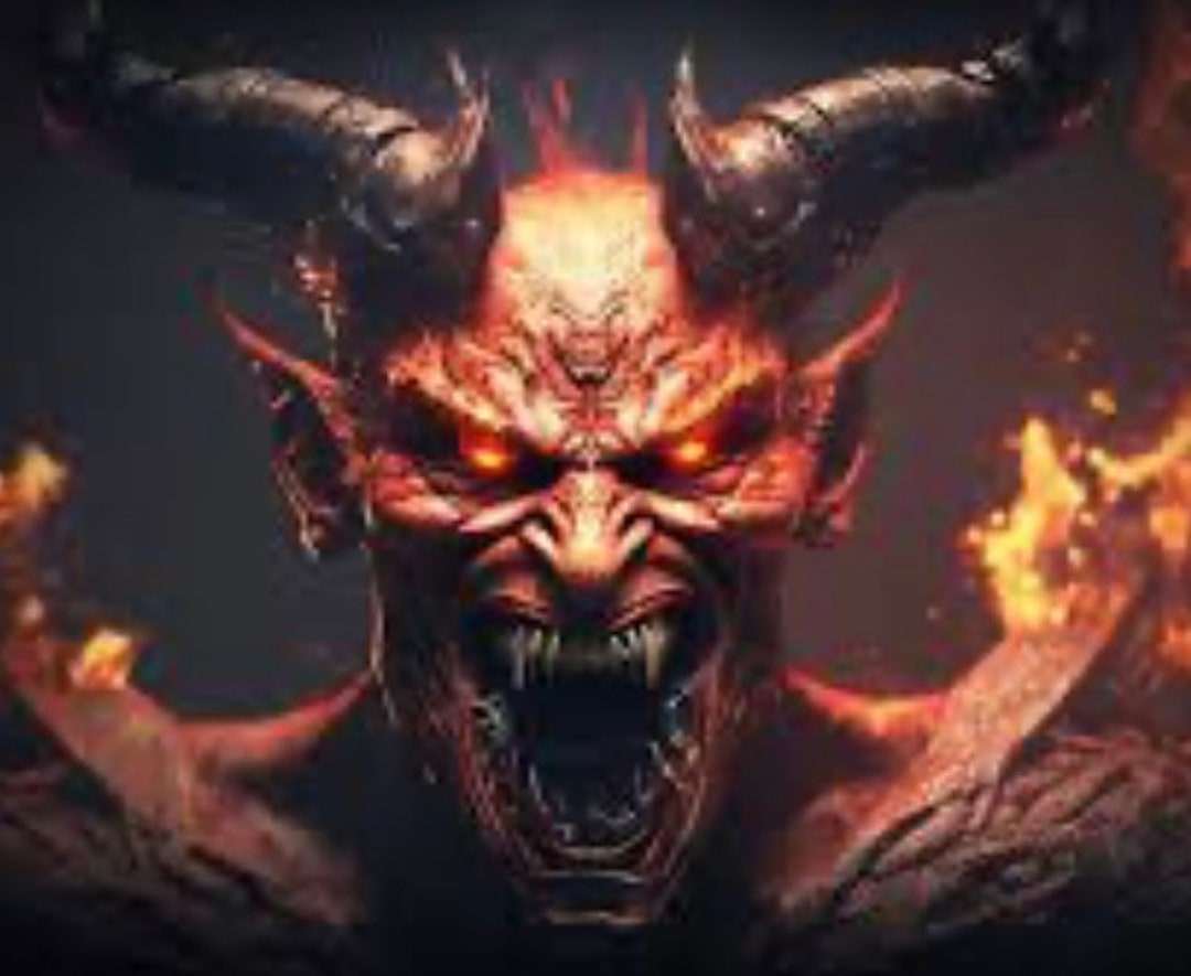 Abaddon Demon Commander of Abaddon Direct Binding - Etsy