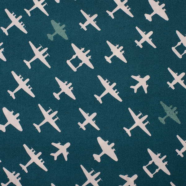 Trans Pacific - Birch Fabrics - Airplanes