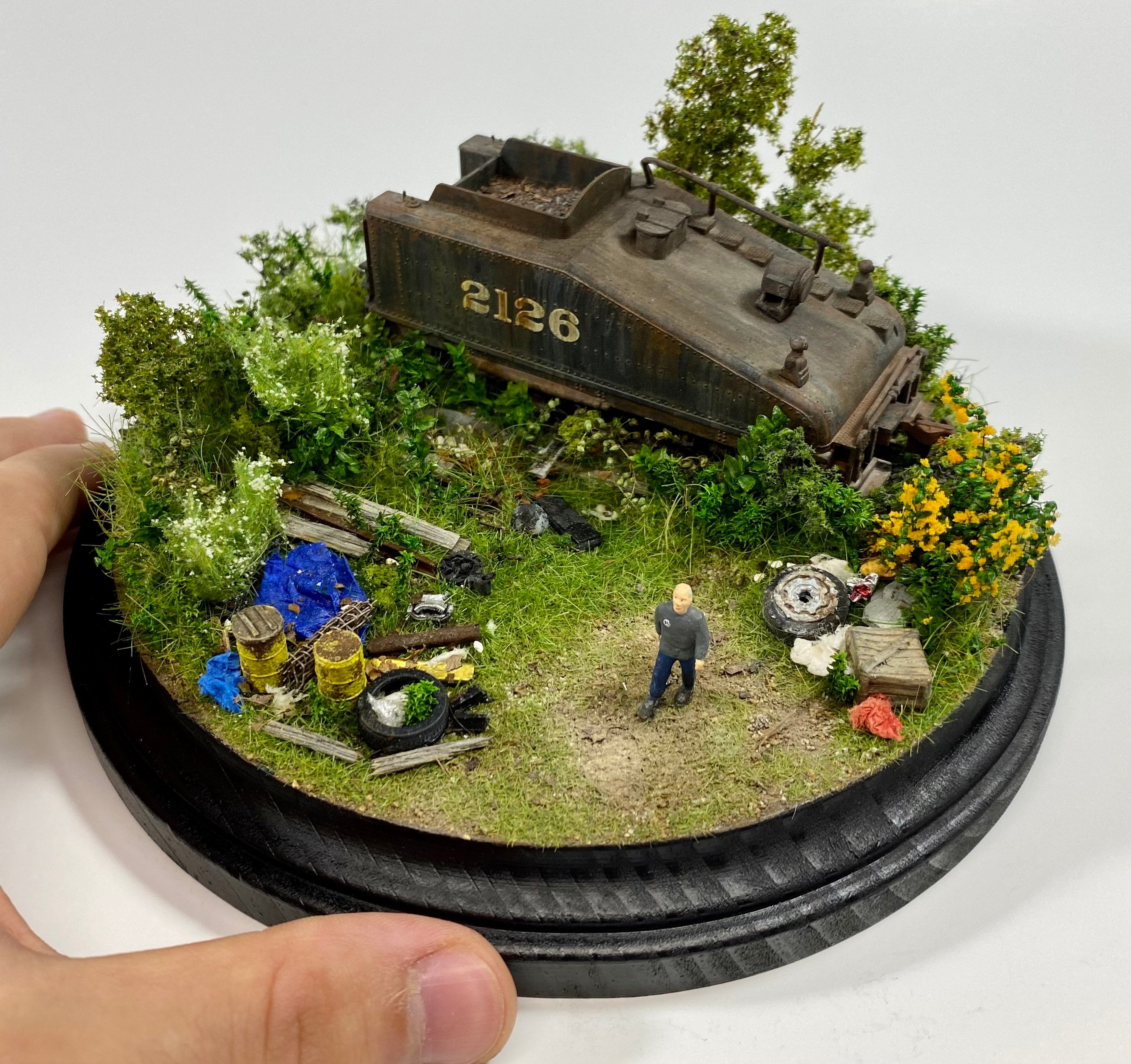 Train diorama deals for sale