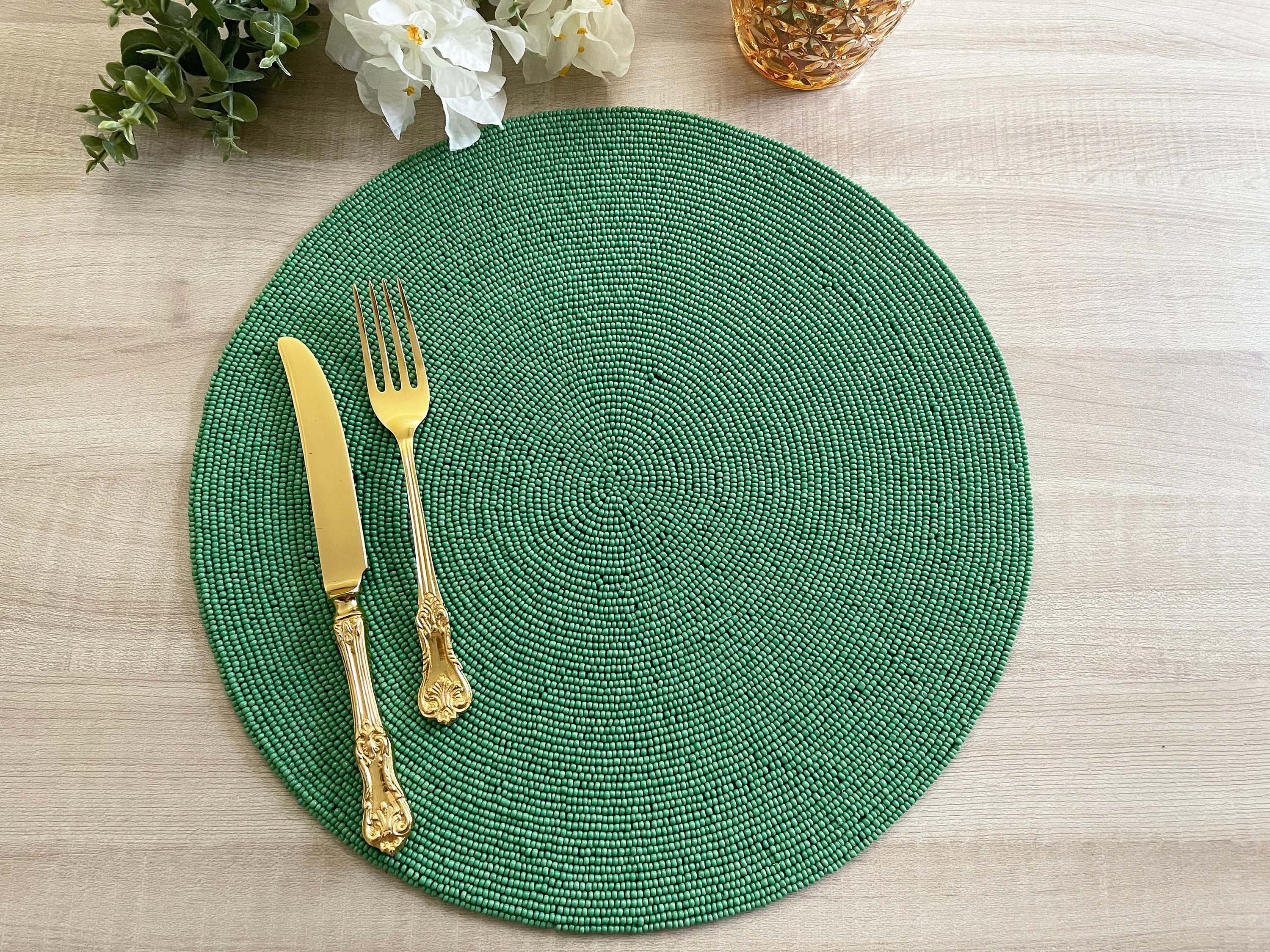Buy Wholesale China Placemat Round Leaf Place Mats For Dining