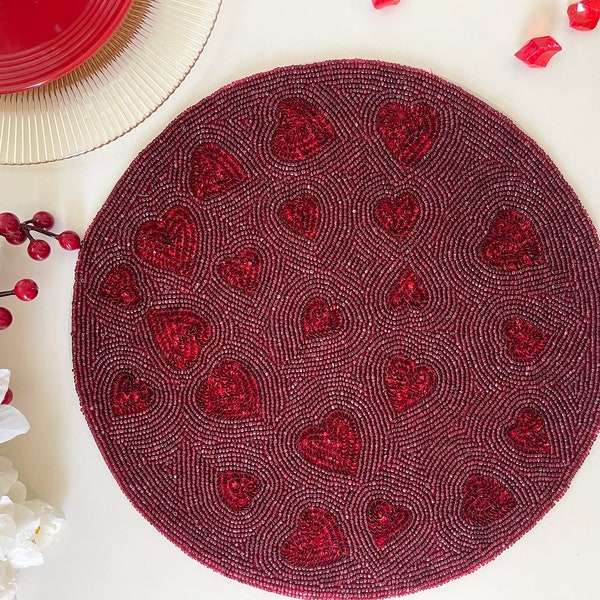 Burgundy Charger Plates Etsy