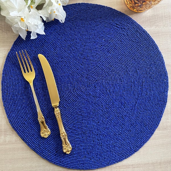 Navy Blue Placemats Etsy