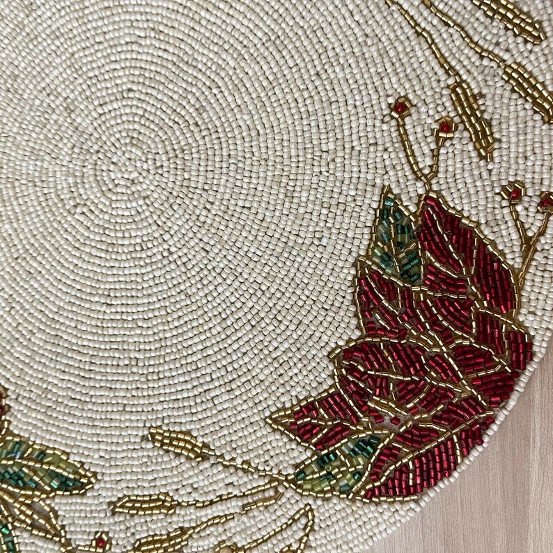 Enlivenstores Beaded Placemat
