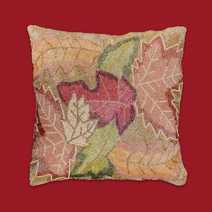 Beaded hot sale fall pillows