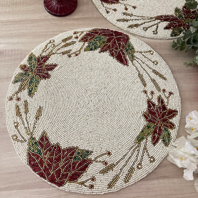 Enlivenstores Beaded Placemat - Thumbnail 4