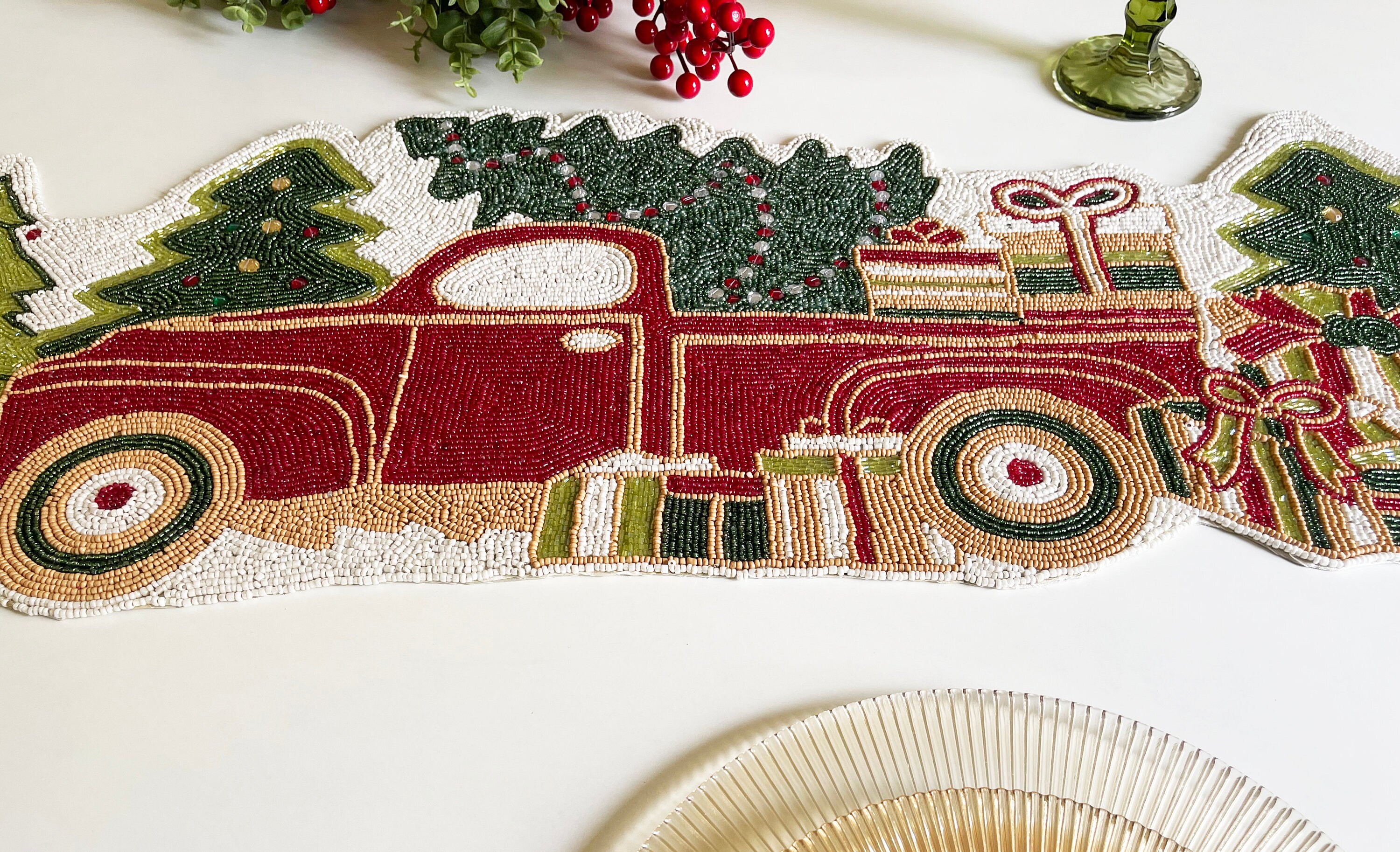 Christmas Special Beaded Runner Gift for Her Etsy