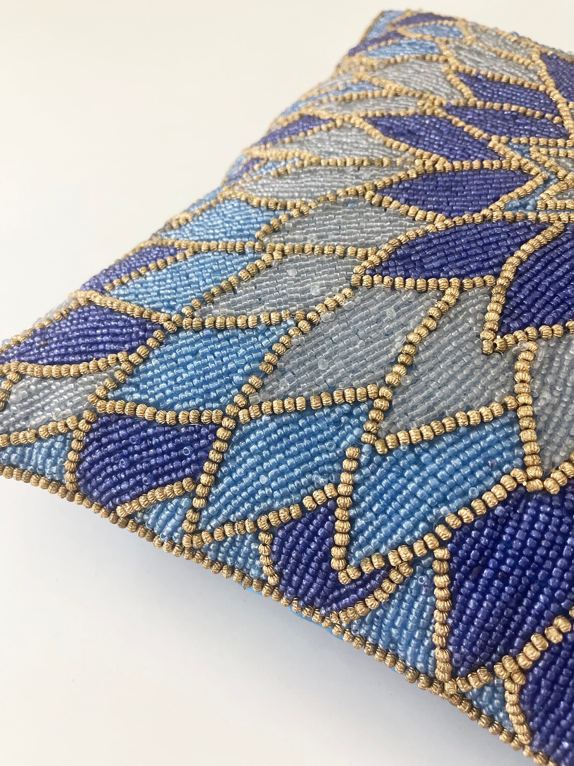 Handmade beaded embellished cushion cover pillow cover Etsy