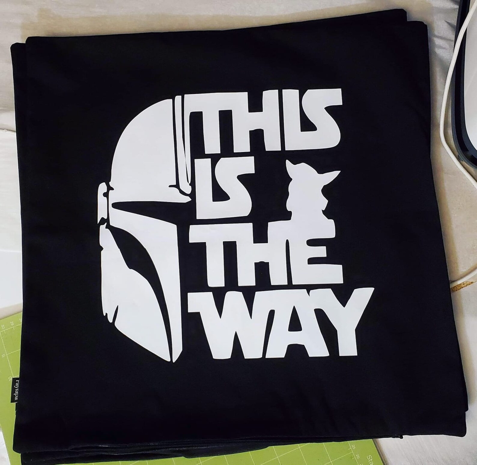 Star Wars Mandalorian Quotes This is the Way Baby Yoda 18 X 18 Etsy