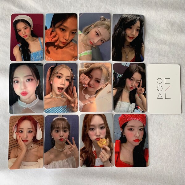 LOONA Fl!p That Premium Fanmade Photocards