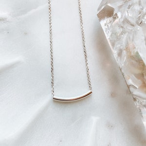 Arc Necklace in Sterling Silver