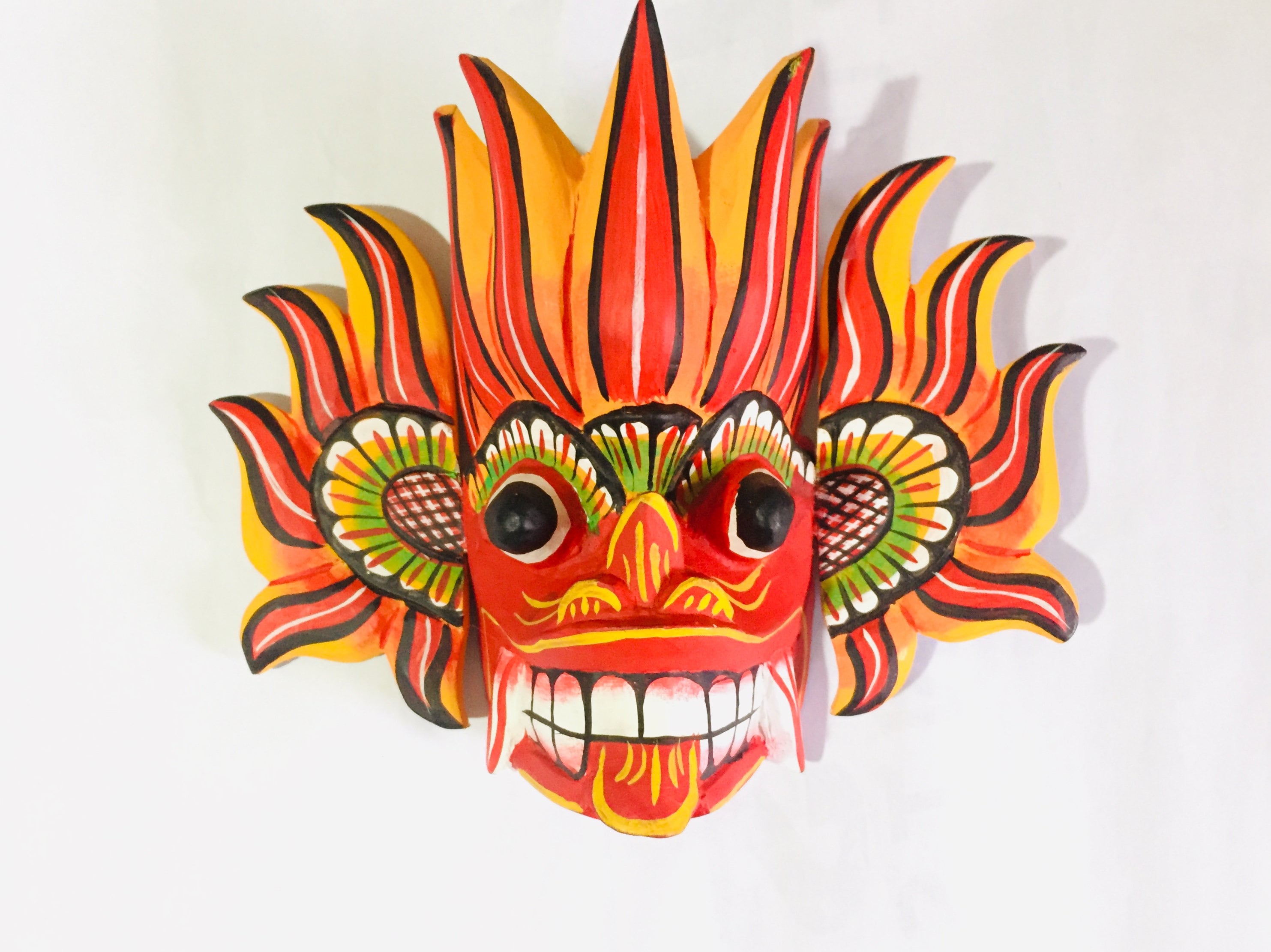 Sri Lankan mask / Traditional mask / Wooden Masks Etsy