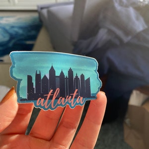 Atlanta Skyline Sticker