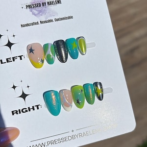 Press On Nails | Spring vibe | short almond
