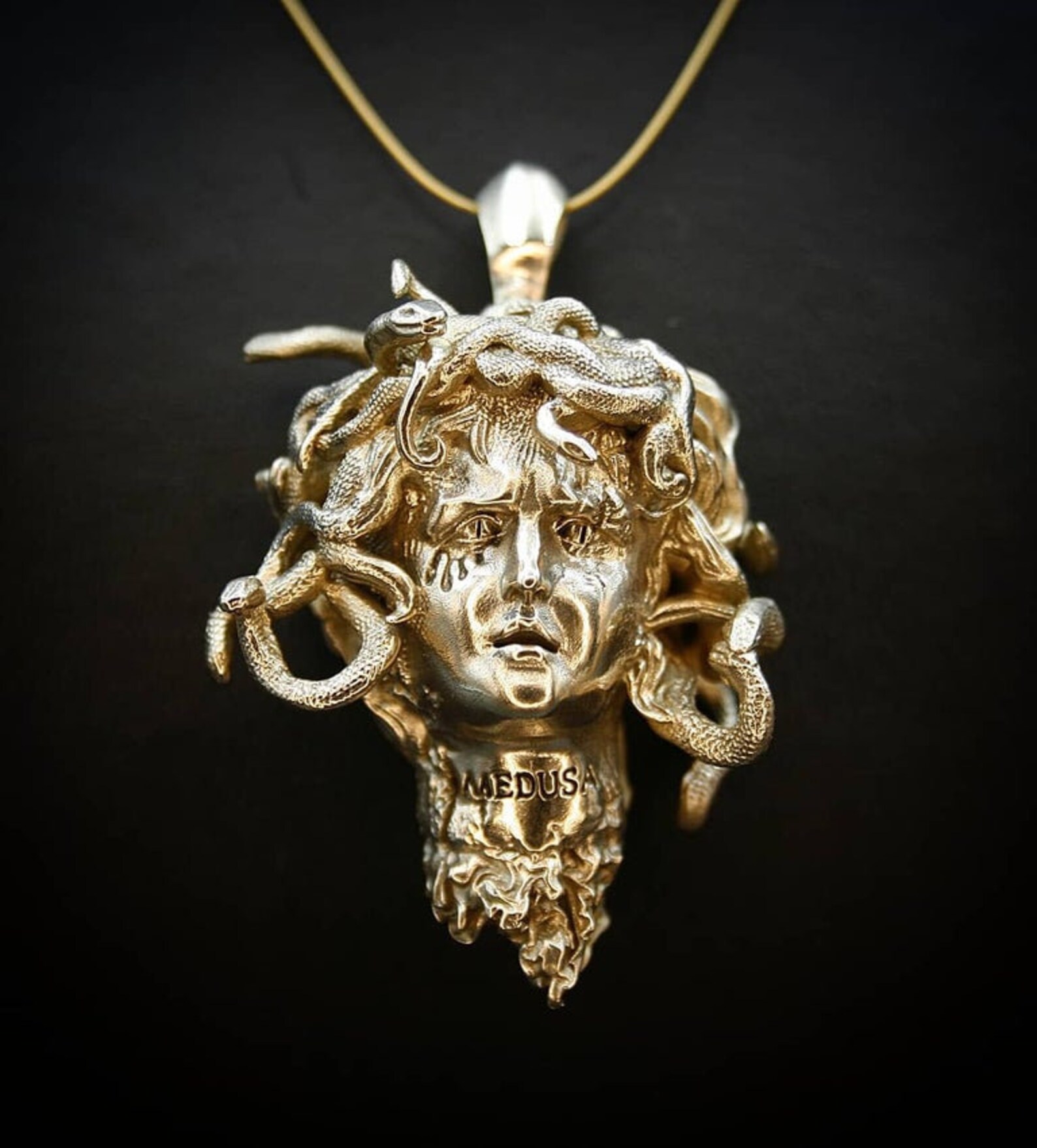 la medusa pendant necklace