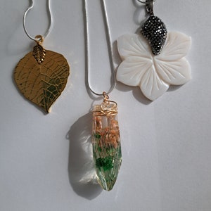Flower and Leaf Necklaces
