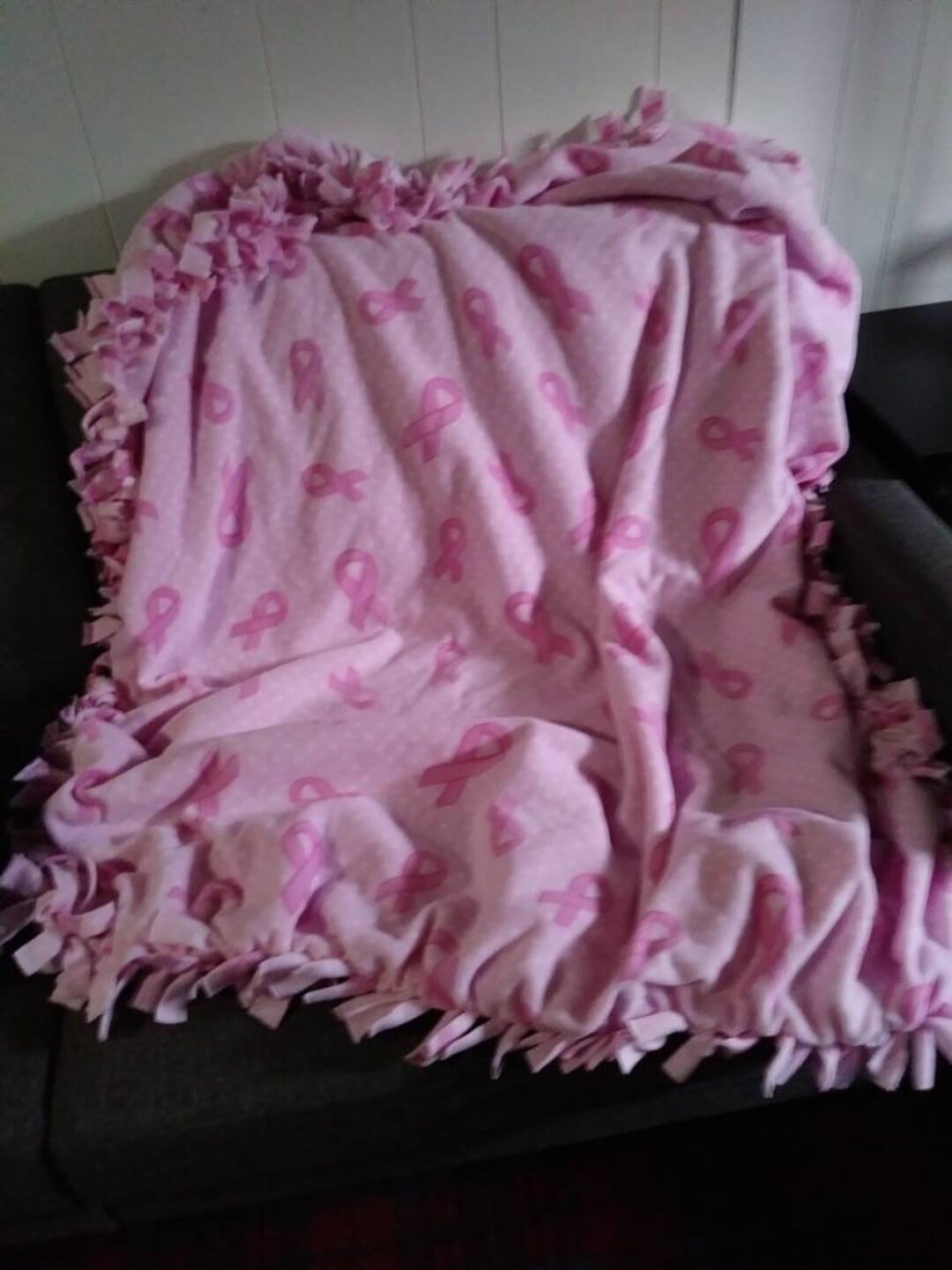 Tied Fleece Blanket - Etsy