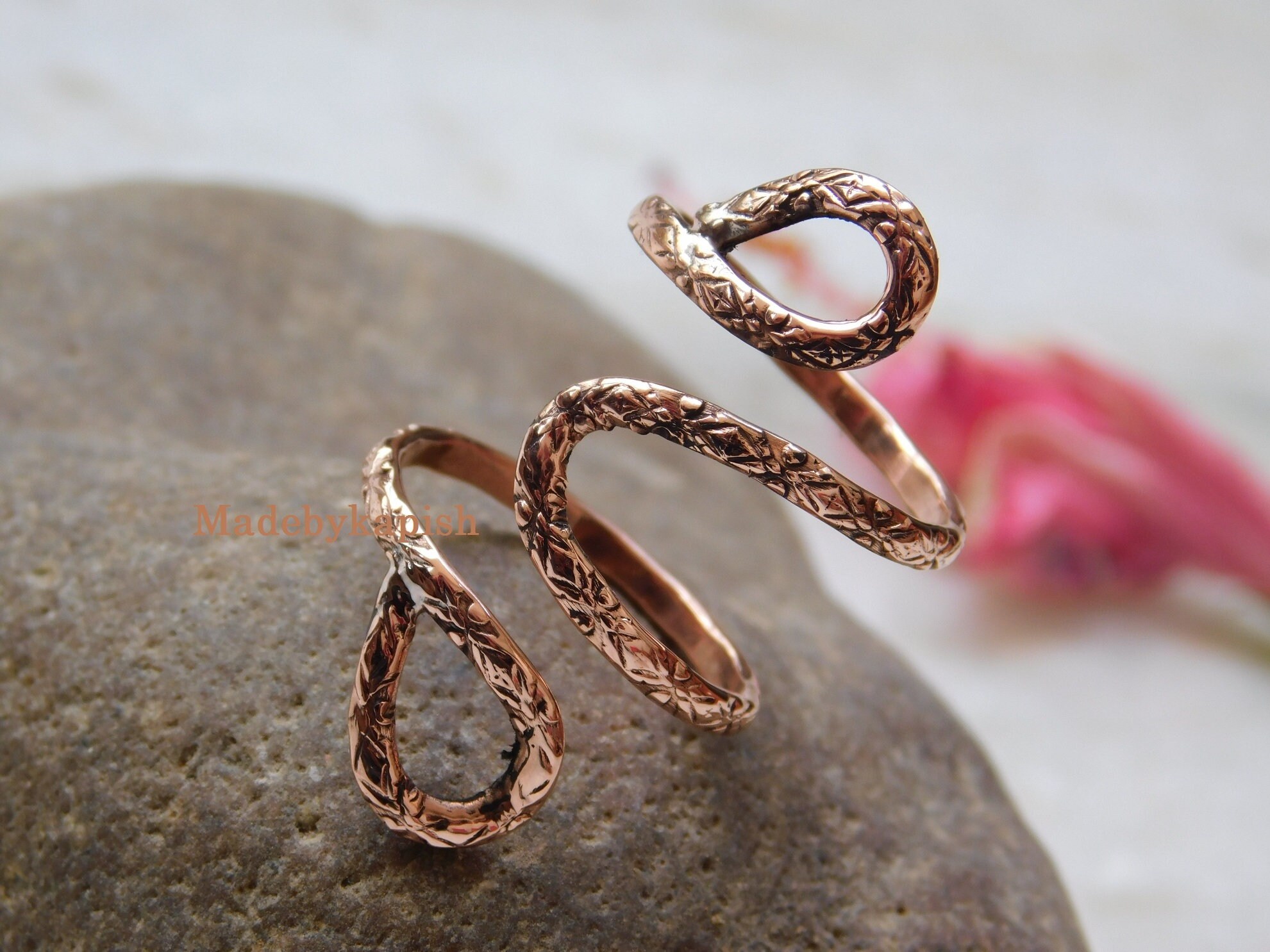 Copper Finger Splint Rings | Arthritis Ring For Unisex | Splint Ring For PIP Or DIP Joint | Arthritis Thumb Toe Finger Rings For Unisex