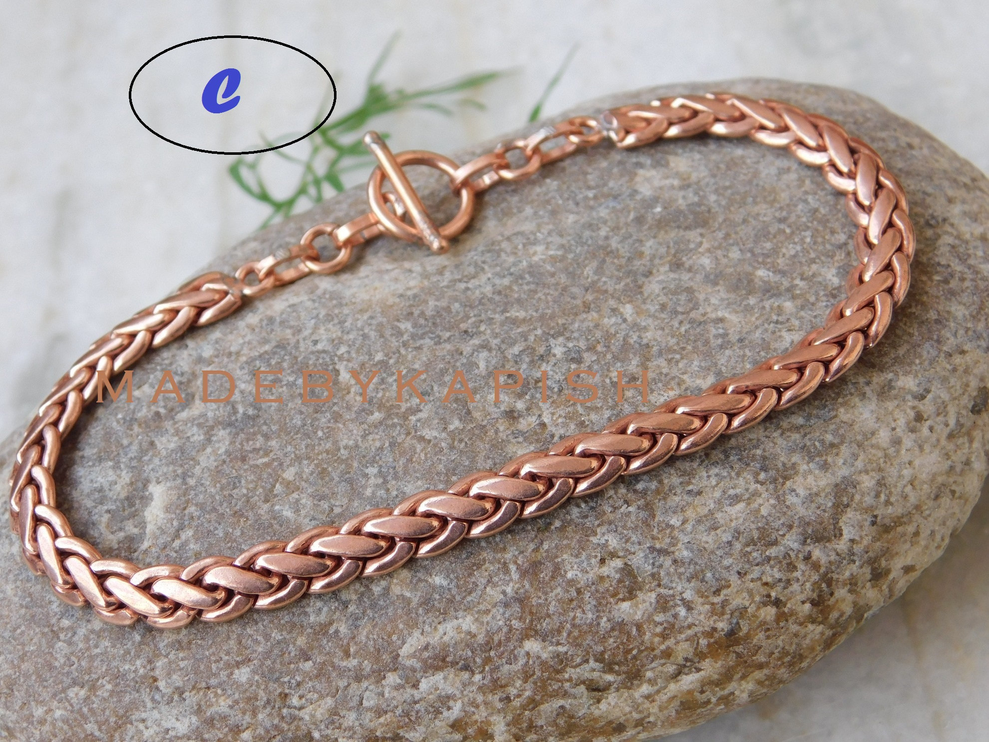 ブレスレット Brass Heavy Strap Link Chain Bracelet / Cuff Gold cuff bracelet chain link skinny chains wide bangle