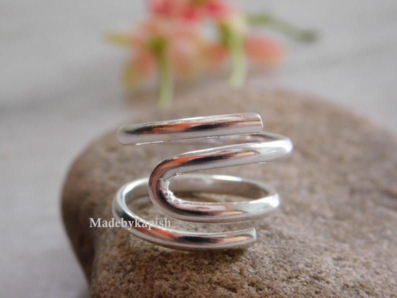 925 Sterling Silver Splint Knuckle Ring, Handmade Arthritis Splint Ring