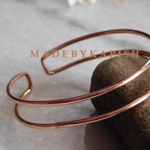 Vintage Copper Bangle Signed boots Adjustable Cuff Bracelet Arthritis Unisex Solid Copper Bracelet Artisan Bangle Gift 6 SZ MED Etsy UK