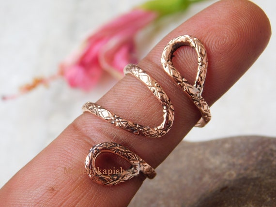 Copper Finger Splint Rings | Arthritis Ring For Unisex | Splint Ring For PIP Or DIP Joint | Arthritis Thumb Toe Finger Rings For Unisex