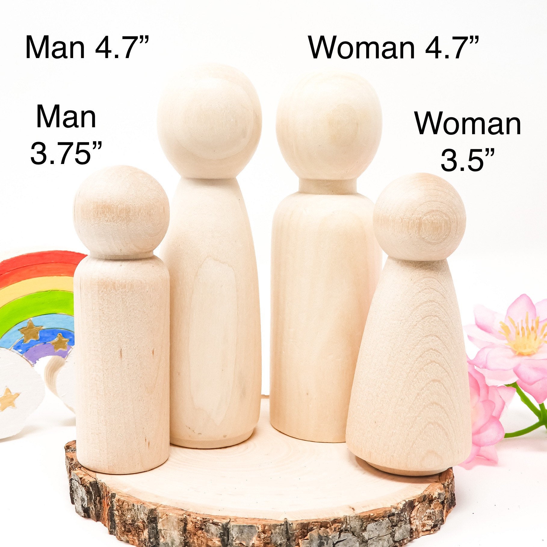 Jumbo sales peg dolls