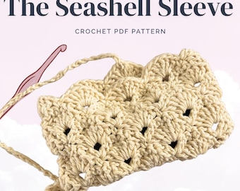 Seashell Sunglasses Sleeve Crochet Pattern PDF | Crochet Sunglasses Cover | Beginner Crochet | Instant Download | US terms