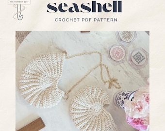 Crochet Seashell Ammonit Tote Muster | Zwischen | PDF Sofort-Download | US-Bestimmungen