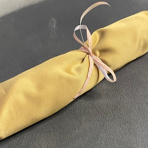 Satin effect scarves