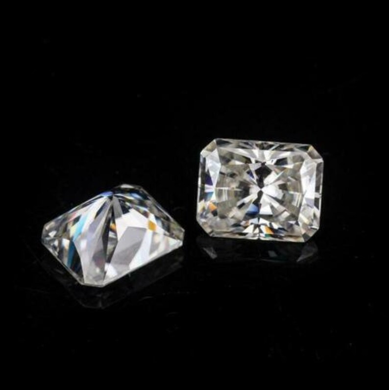 VVS1 Clarity Loose Gemstone 10.30 x 9.50MM 4.18Ct White Radiant Cut Loose Moissanite Diamond White Moissanite Best For Jewelry Making