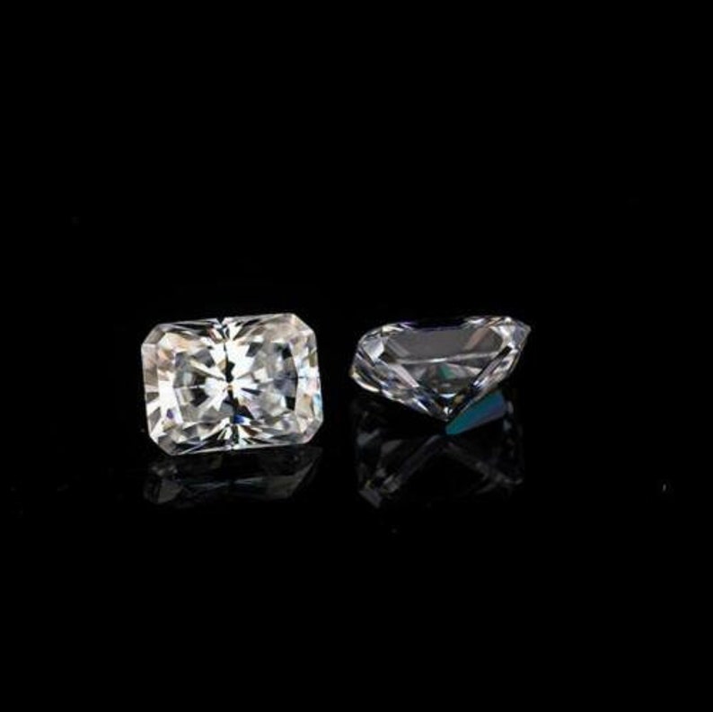 VVS1 Clarity Loose Gemstone 10.30 x 9.50MM 4.18Ct White Radiant Cut Loose Moissanite Diamond White Moissanite Best For Jewelry Making