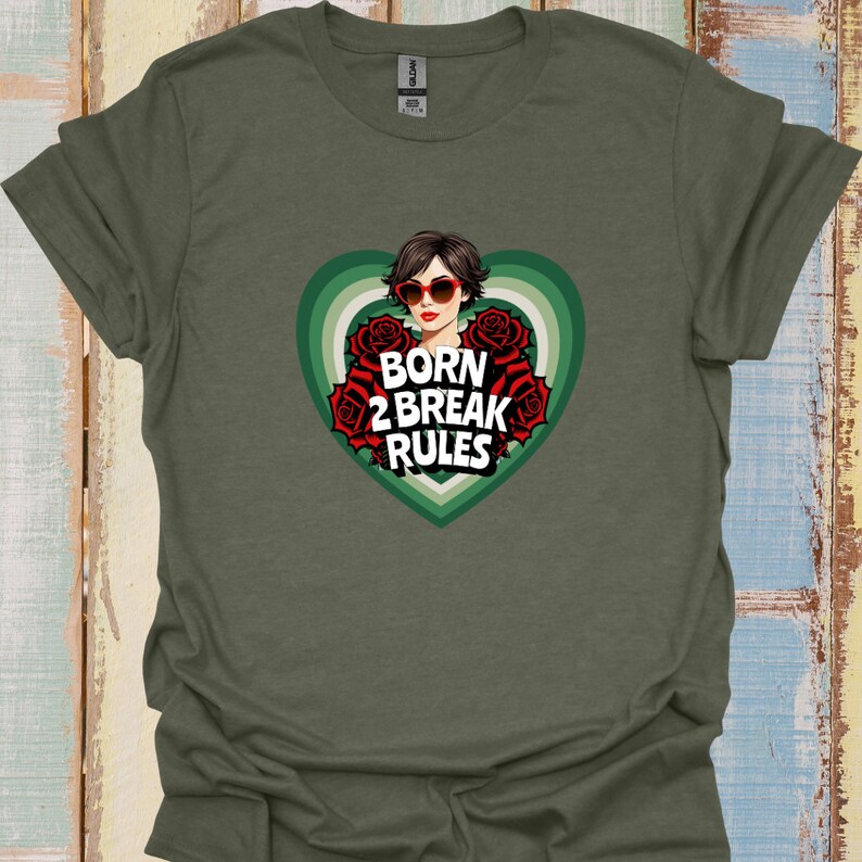 Born to Break the Rules Friendship Gift, Spiritual Woman Top, Unique