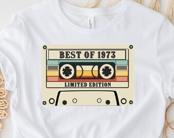 Retro 1973 Birthday Shirt: 52nd Anniversary Tee