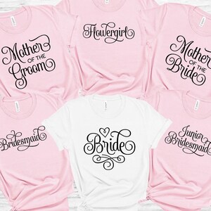 Bachelorette Party Shirts, Bridal Party Shirts, Maid Of Honor Shirt, Bridal Squad Shirt,Bride T shirt, Bridesmaid Shirt, Bridal Party Shirts