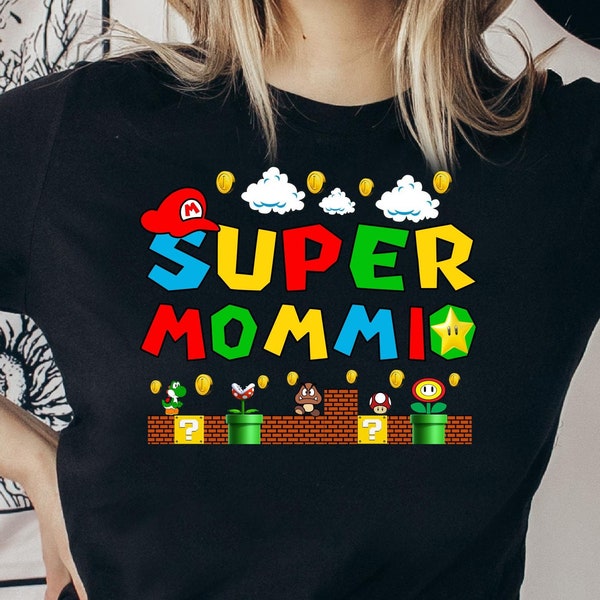 Mother's Day Gift, Super Mommio Shirt, Super Mommio Sweatshirt, Super Mommio Long Sleeve Shirt, Hoody For Mother, Gamer Mommy Shirt