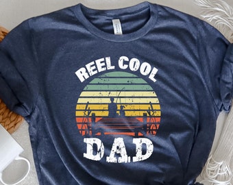 Reel Cool Dad Shirt, Fishing Lover Gift