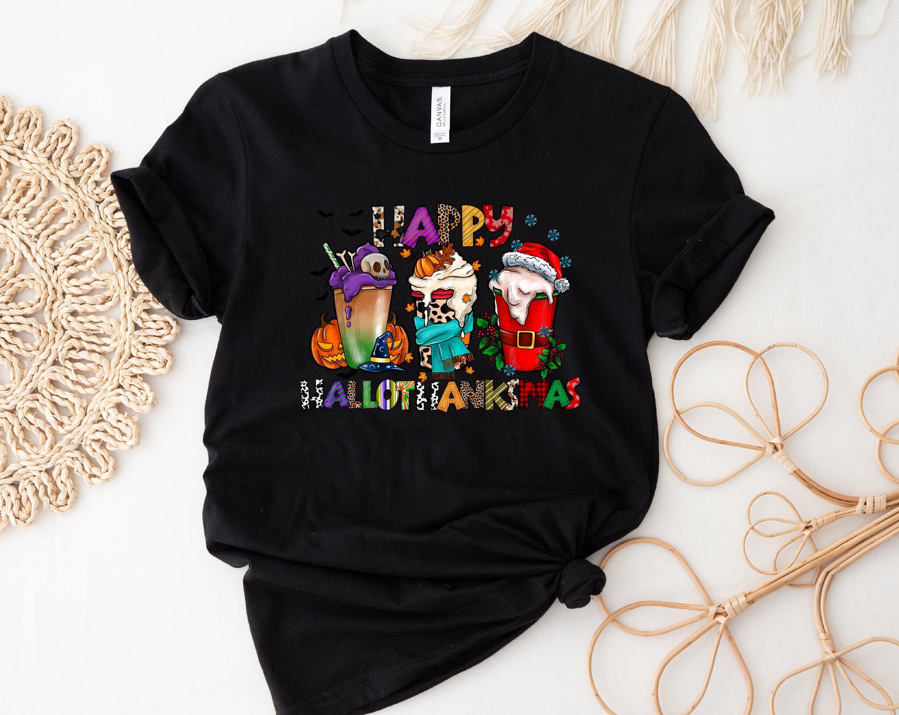 Clothing Gender-Neutral Adult Clothing Tops & Tees T-shirts Happy Halloween Tee 