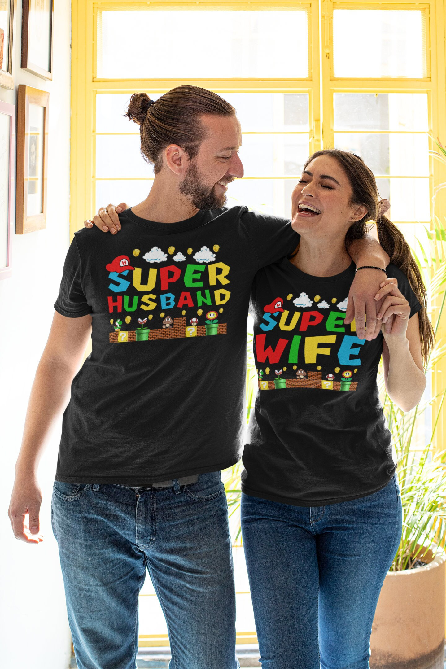Husband and Wife T-Shirts, Super Husband Shirt, Wife Shirt, Husband and Wife Tee Shirts,Honeymon Tees, Just Married Shirts, Matching Shirts
