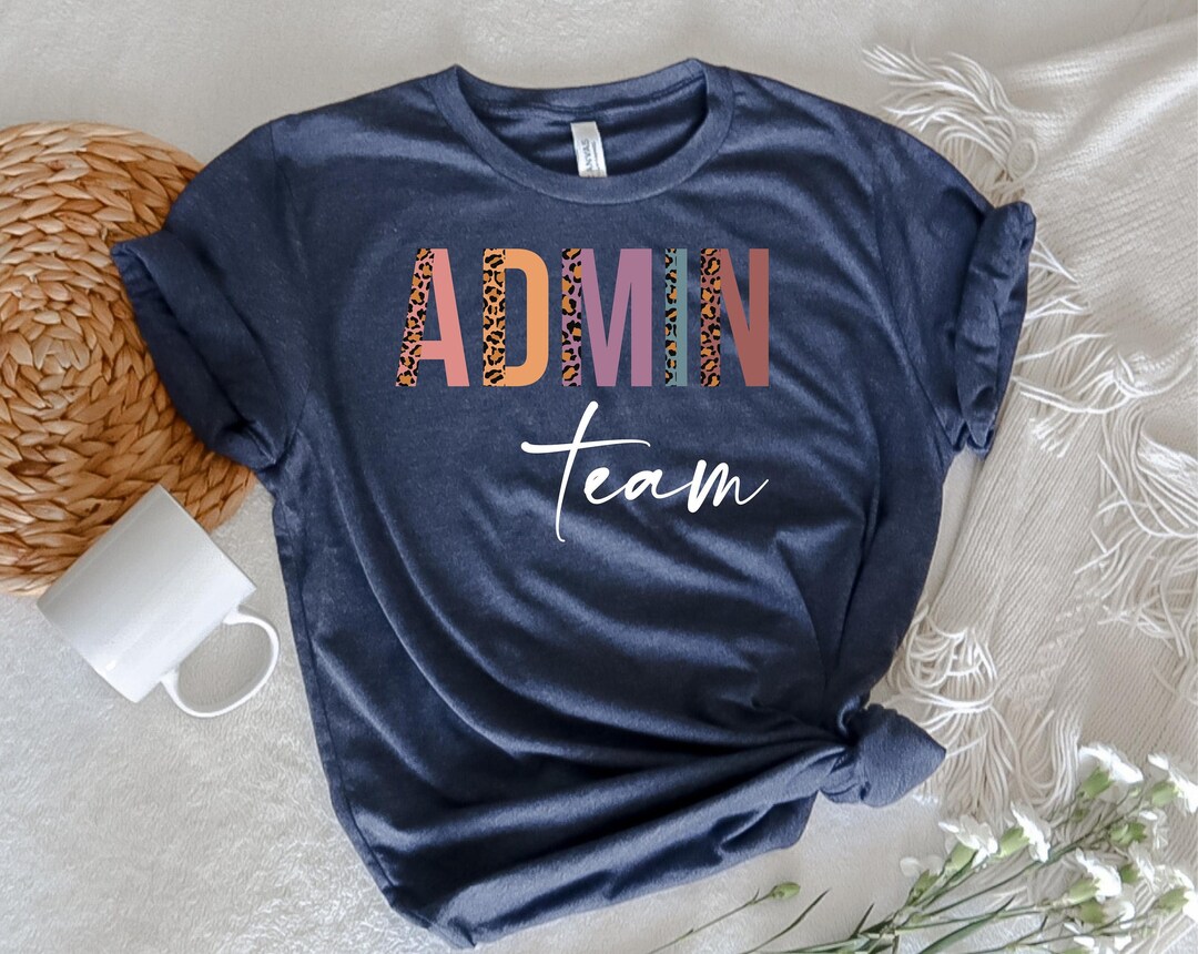 Leopard Print Admin Team Shirt - Etsy