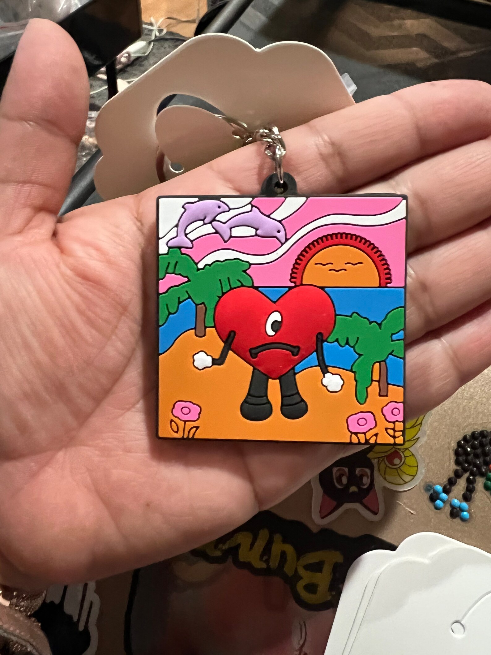 Bad Bunny Keychains Bad Bunny Frikitona Keychain Bad Bunny Etsy