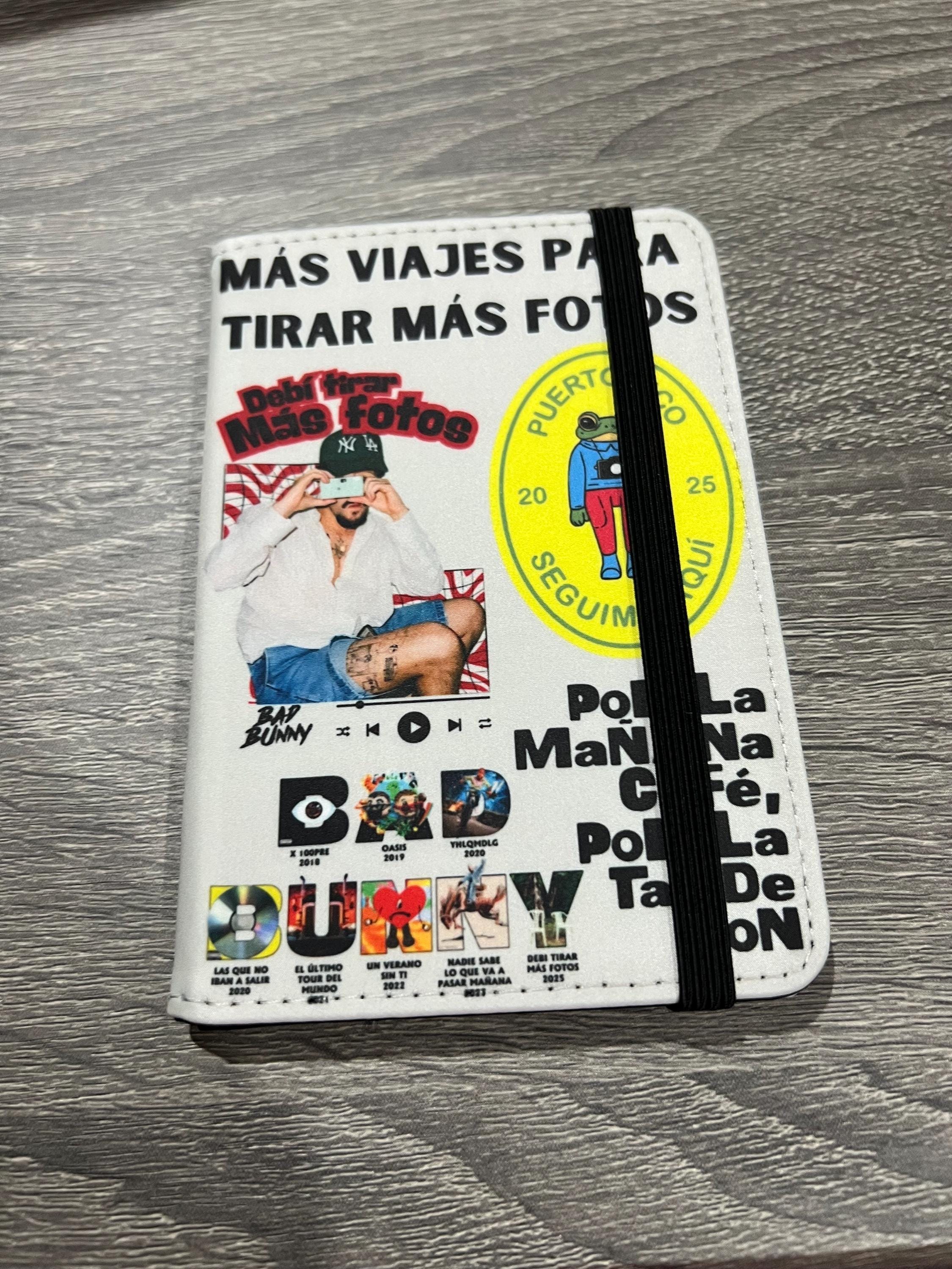 bad bunny Benito passport cover, passport cover bad bunny Debi tirar más fotos new album passport cover