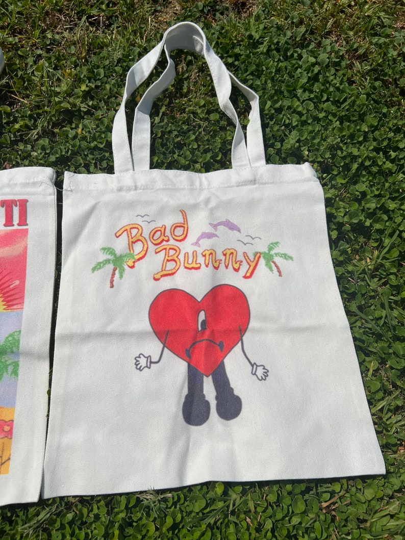 Bad Bunny Tote Bag Bad Bunny Un Verano Sin Ti Tote Bag Bad Etsy